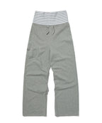 LAYERED LONG PANTS [GRAY]