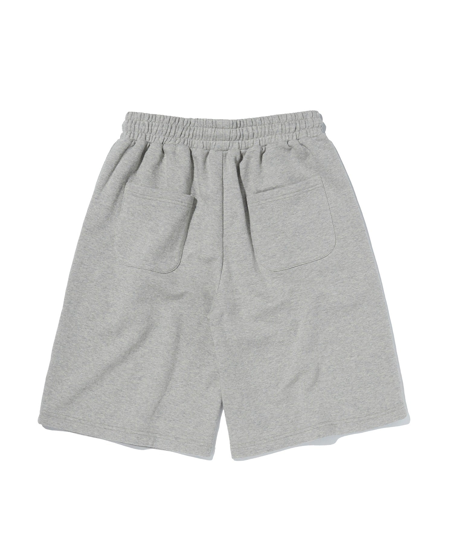WIDE SWEAT SHORTS [GRAY]