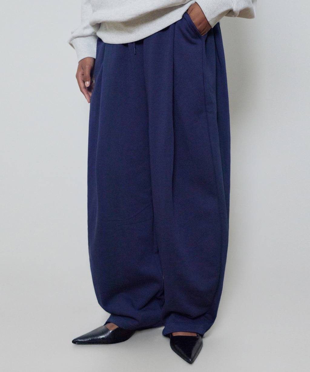 TWO TUCK LONG PANTS [NAVY]