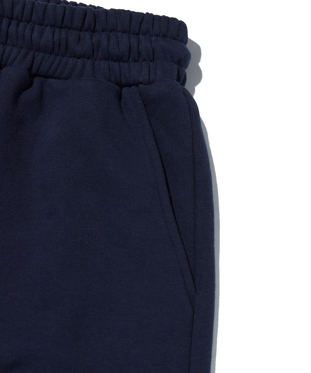 WIDE SWEAT SHORTS [NAVY]