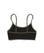 COLOR BLOCK SLEEVELESS [BLACK]