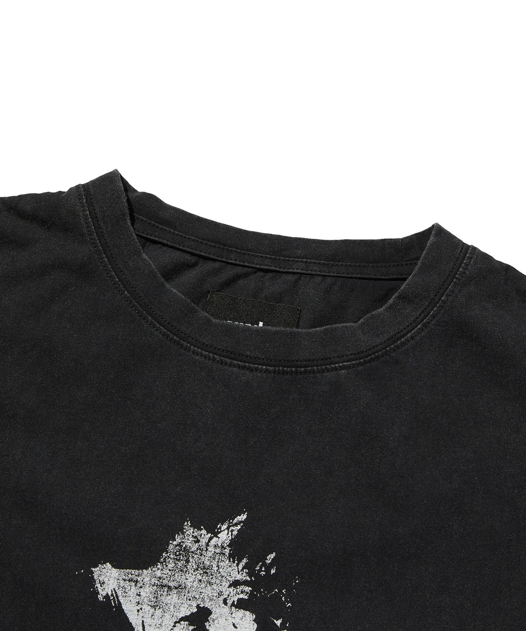 SILHOUETTE TEE [WASHING BLACK]