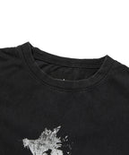 SILHOUETTE TEE [WASHING BLACK]