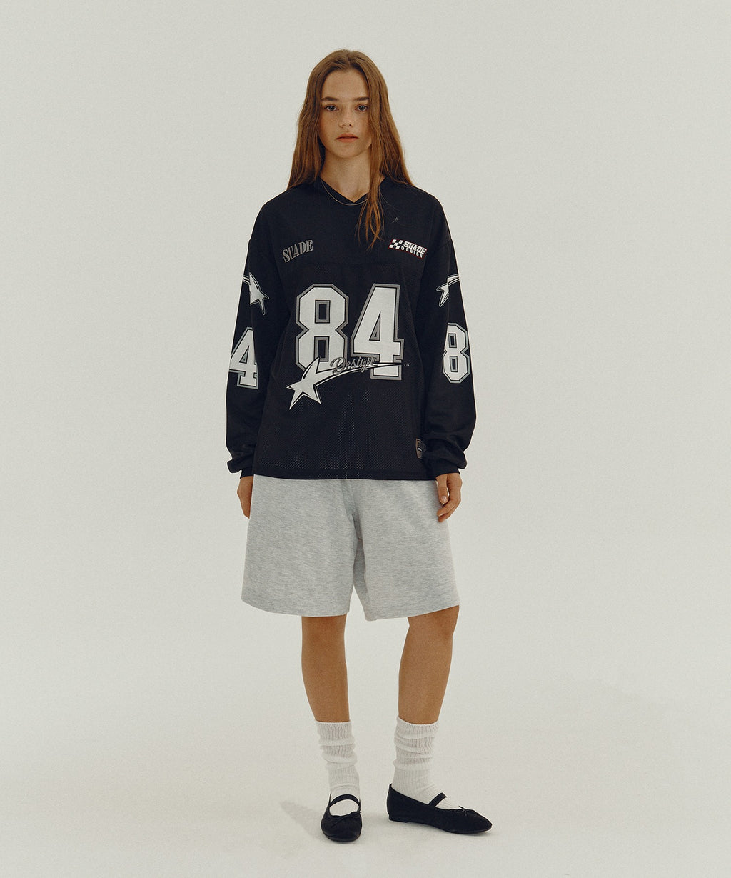 84 STAR RACING LONG SLEEVE [BLACK]