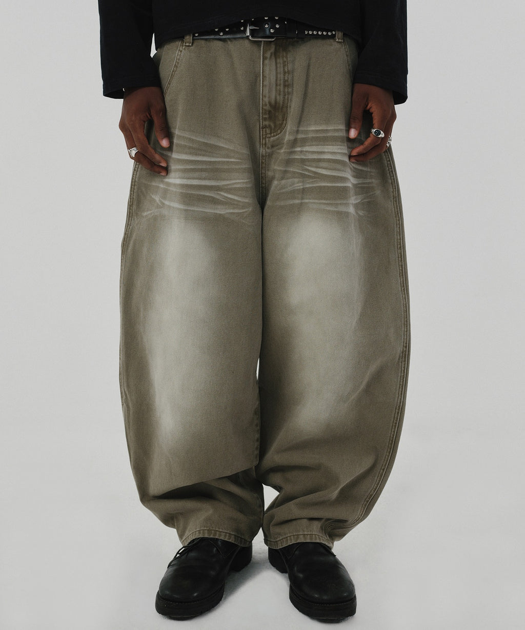 WRINKLE DENIM [OLIVE]