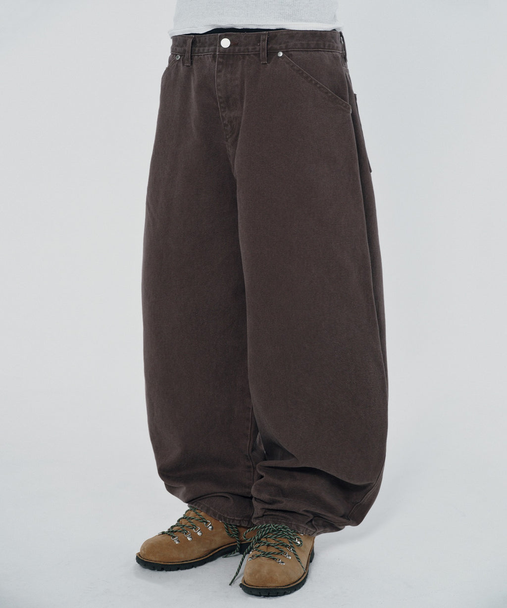 CONTOUR POCKET DENIM [BROWN]