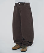 CONTOUR POCKET DENIM [BROWN]