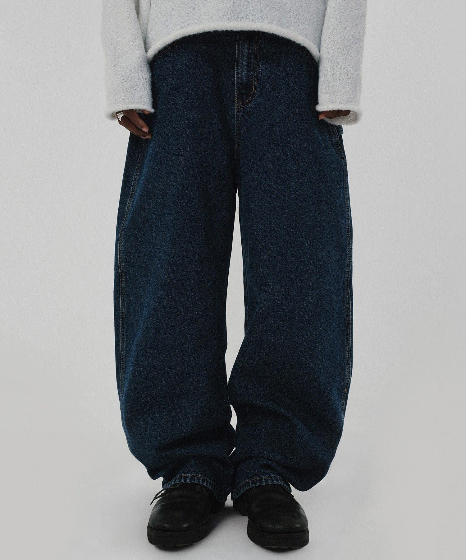 BAGGY DENIM [DARK BLUE]