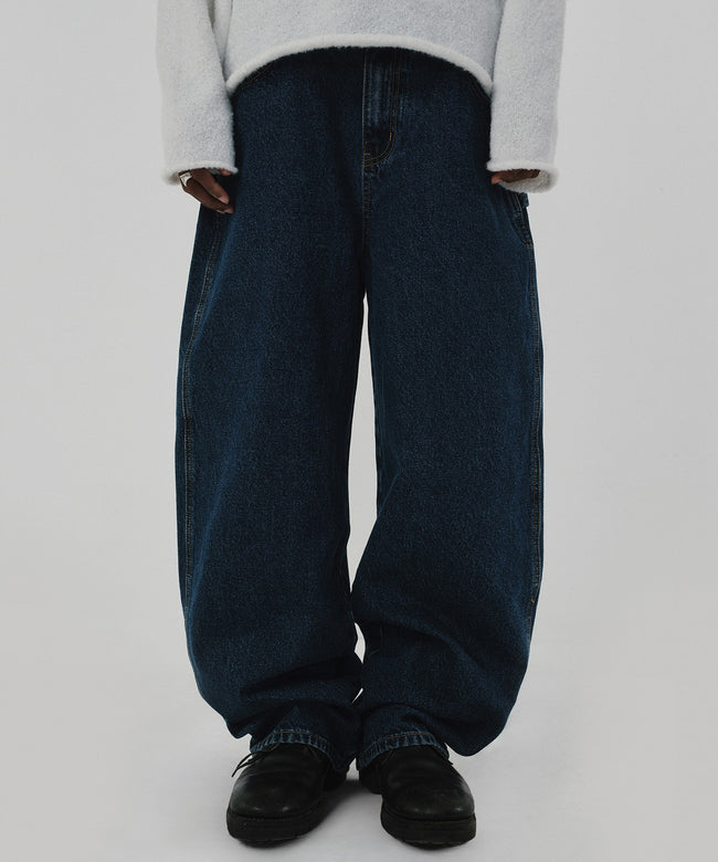 BAGGY DENIM [DARK BLUE] Main Image