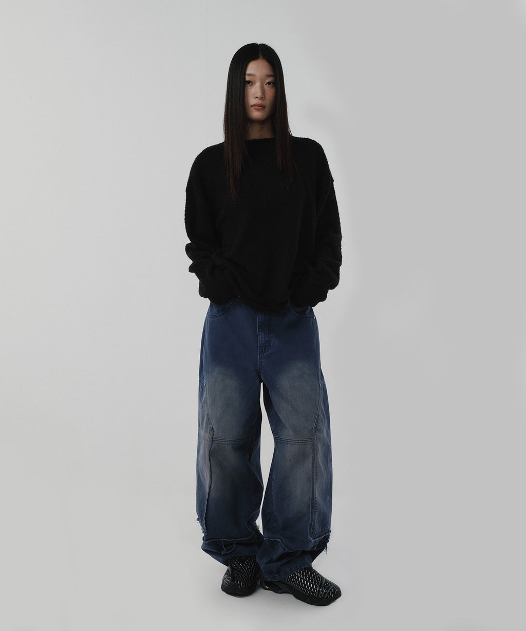 SHEARLING KNIT [BLACK]