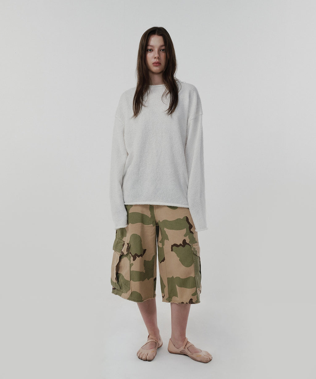 SHEARLING KNIT [WHITE]