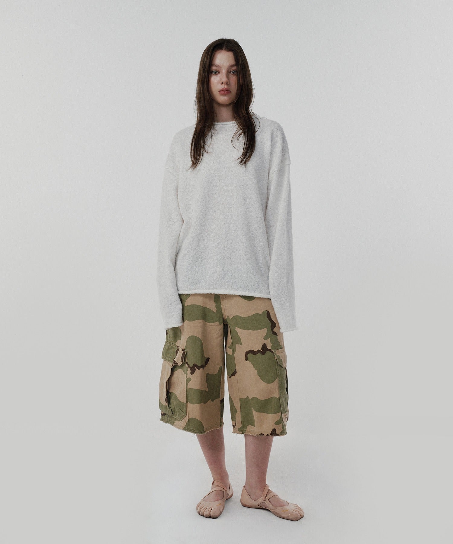 SHEARLING KNIT [WHITE]