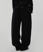CINCH BACK DENIM [BLACK]