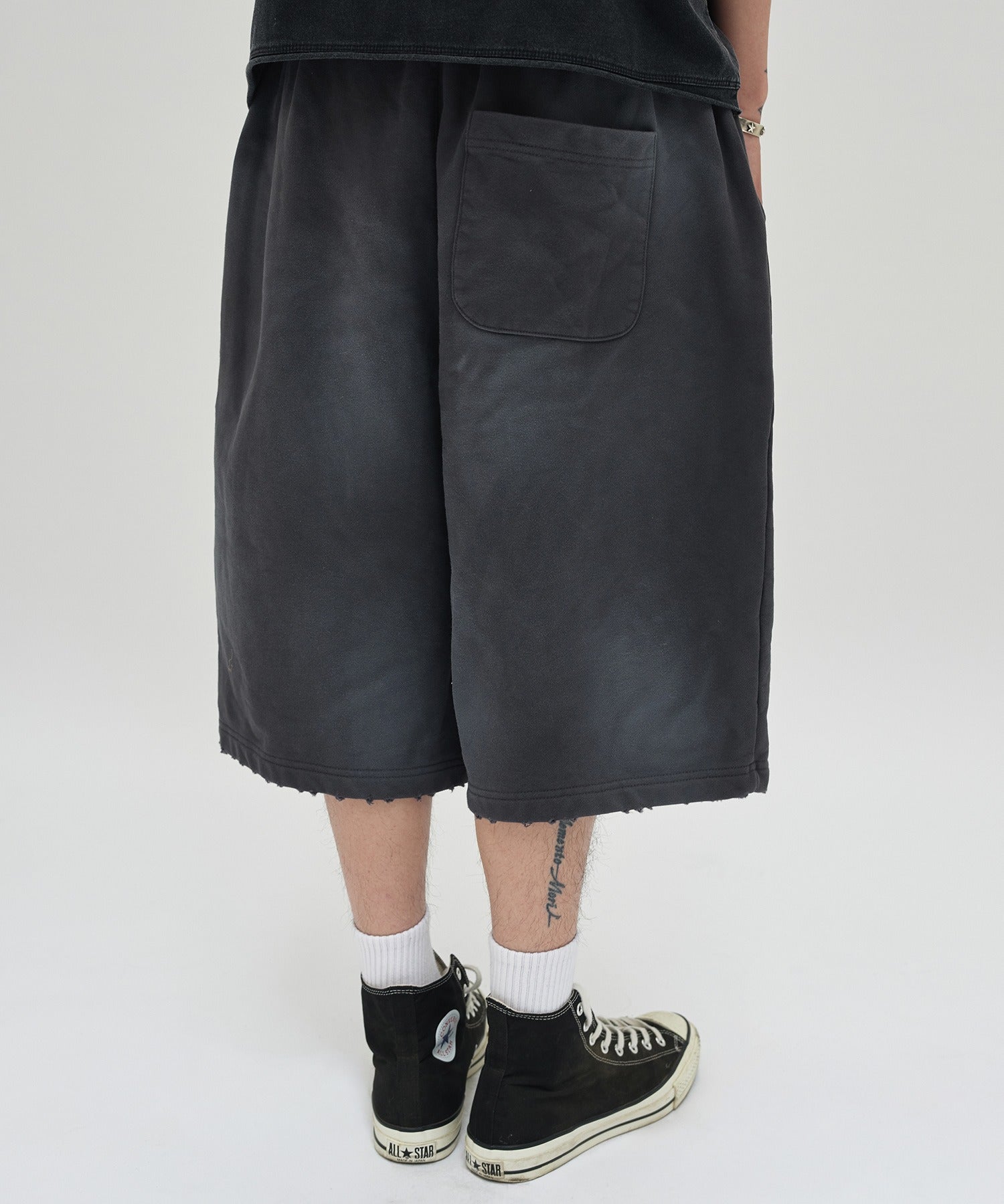 CUT EDGE SWEAT SHORTS [WASHING PURPLE]