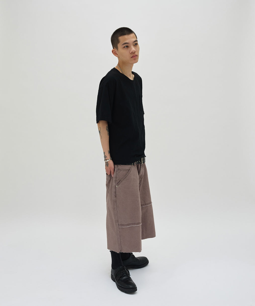 TEXTURED POCKET TEE [BLACK]