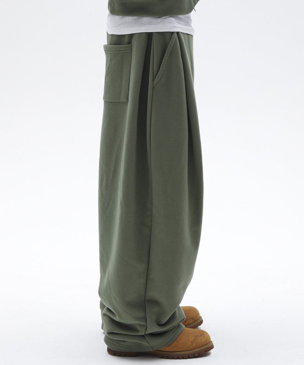 TWO TUCK LONG PANTS [KHAKI]