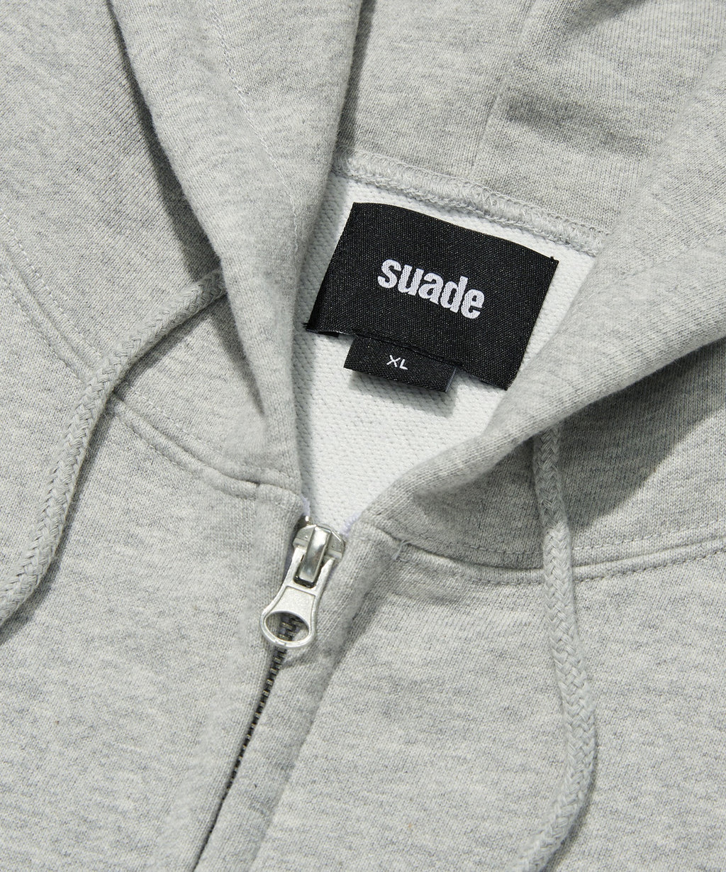 NORMAL HOOD ZIP UP [GRAY]