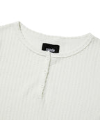 CABLE HENLEY NECK [WHITE]