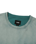 POCKET CROPPED TEE [WASHING GREEN]