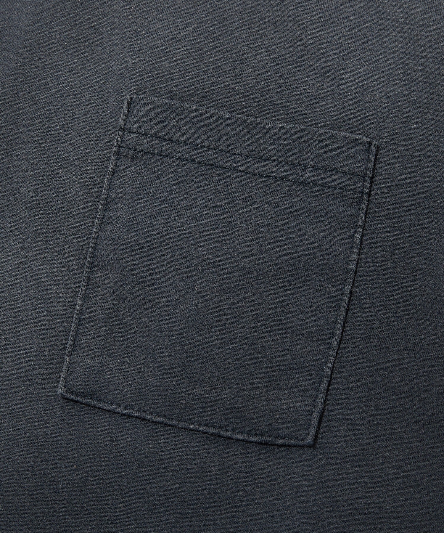 POCKET CROPPED TEE [WASHING NAVY]