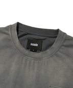 POCKET CROPPED TEE [WASHING GRAY]