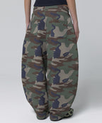 TWO TUCK LONG PANTS [CAMO]