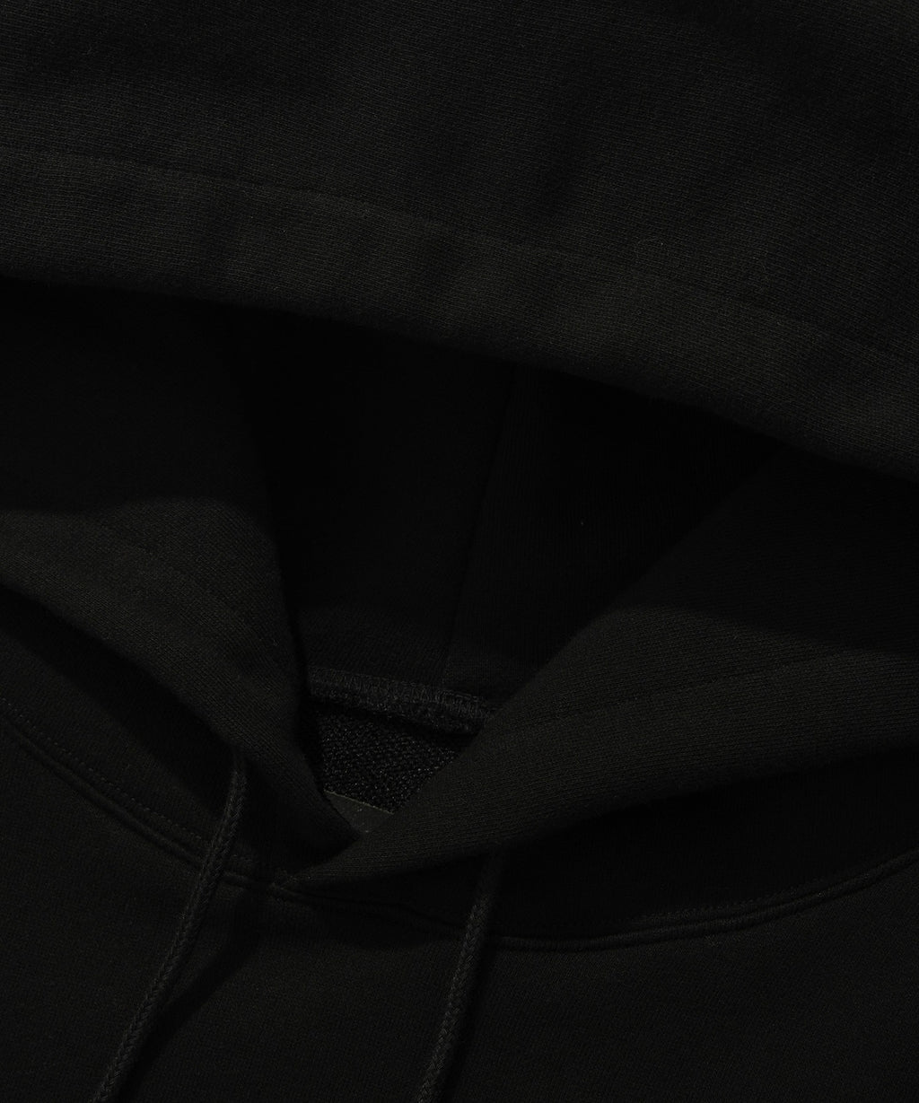 HUH!! LEOPARD HOODIE [BLACK]