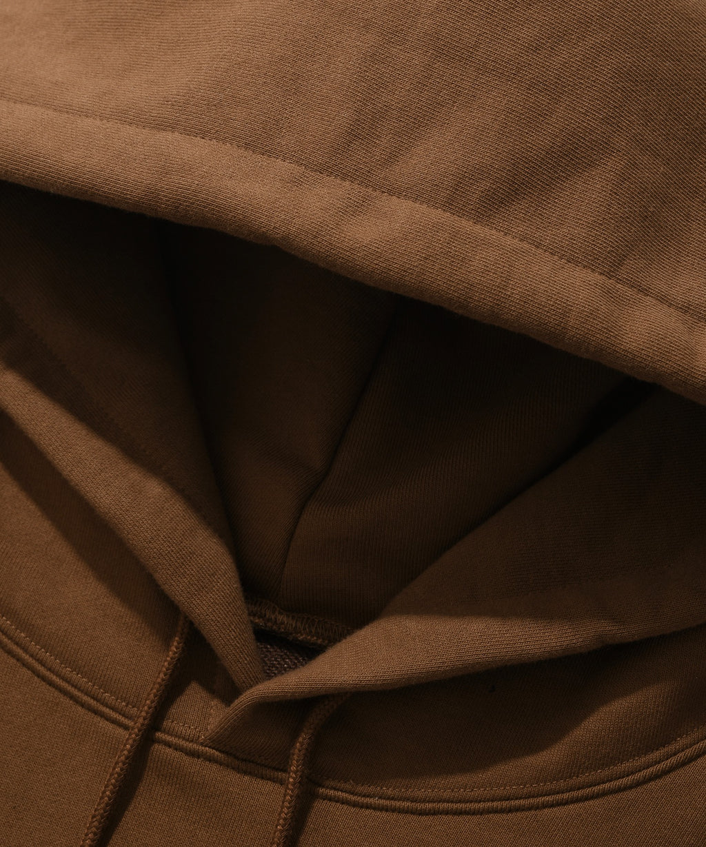 FIRE SUADE HOODIE [BROWN]