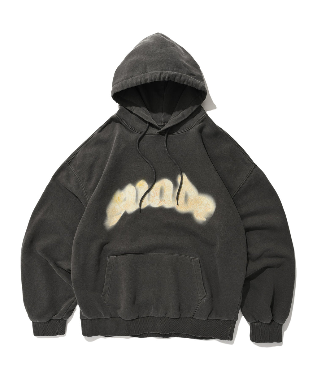 FIRE SUADE HOODIE [PIGMENT BLACK]