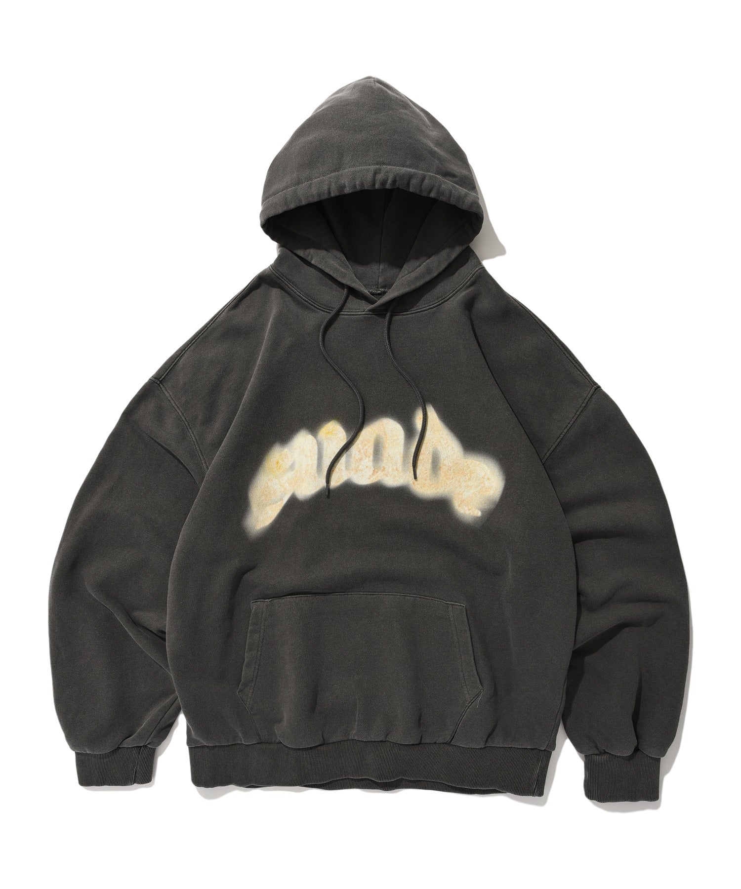 FIRE SUADE HOODIE [PIGMENT BLACK]