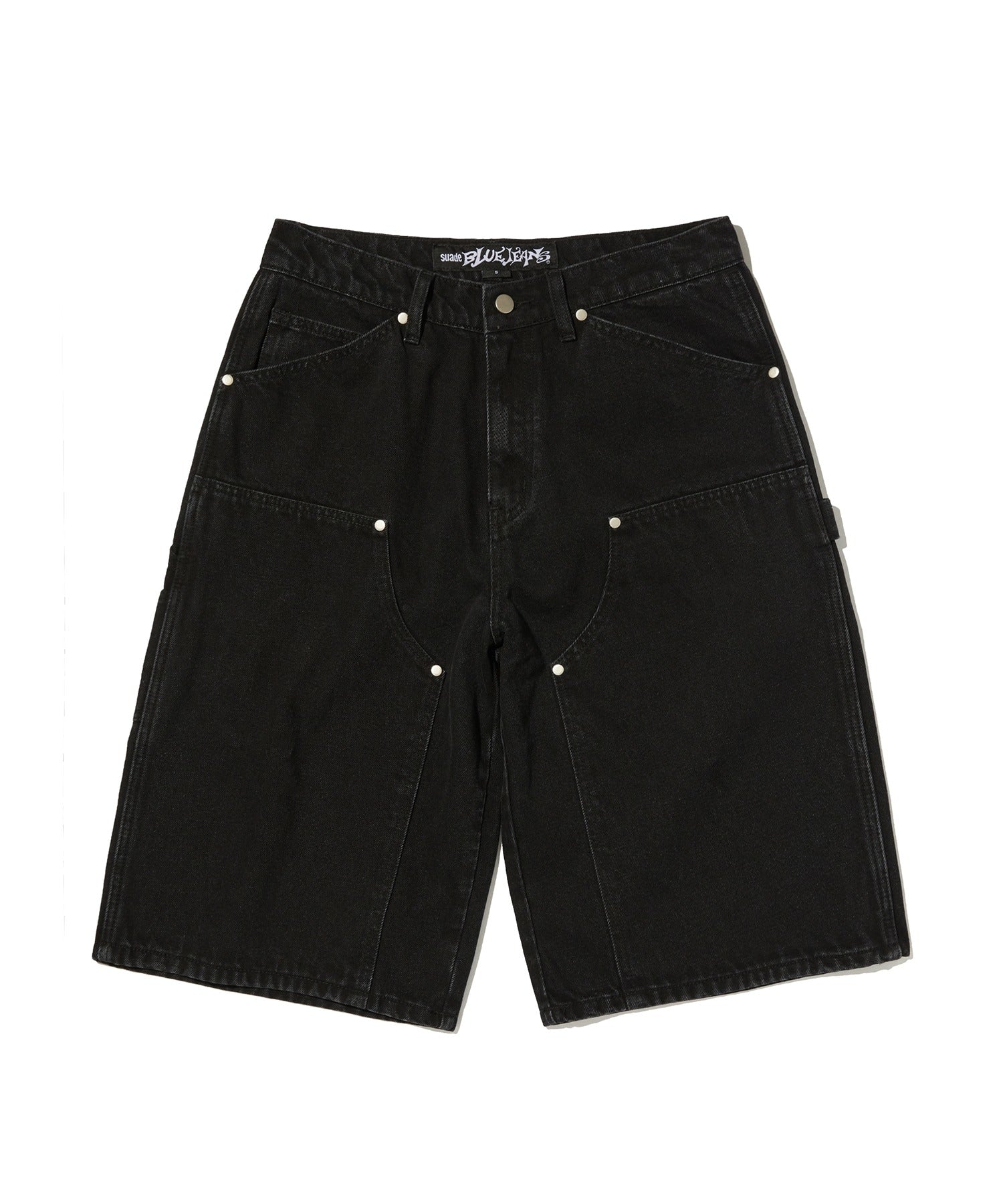 CONTOUR DOUBLE KNEE SHORTS [BLACK]