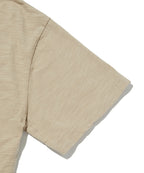 TEXTURED POCKET TEE [BEIGE]