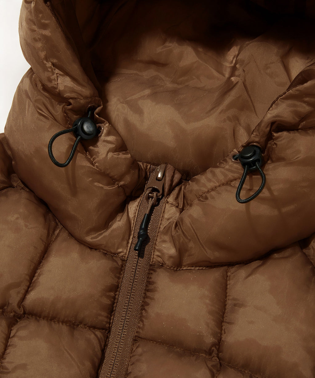 LIGHT PUFFER JACKET [BROWN]