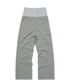 LAYERED LONG PANTS [GRAY]