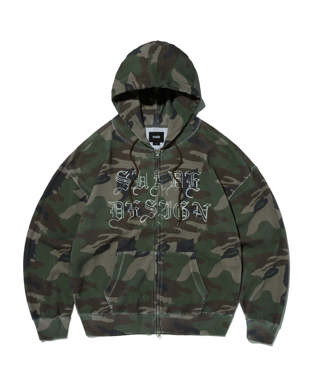 THERMAL CAMO HOOD ZIP UP [CAMO]