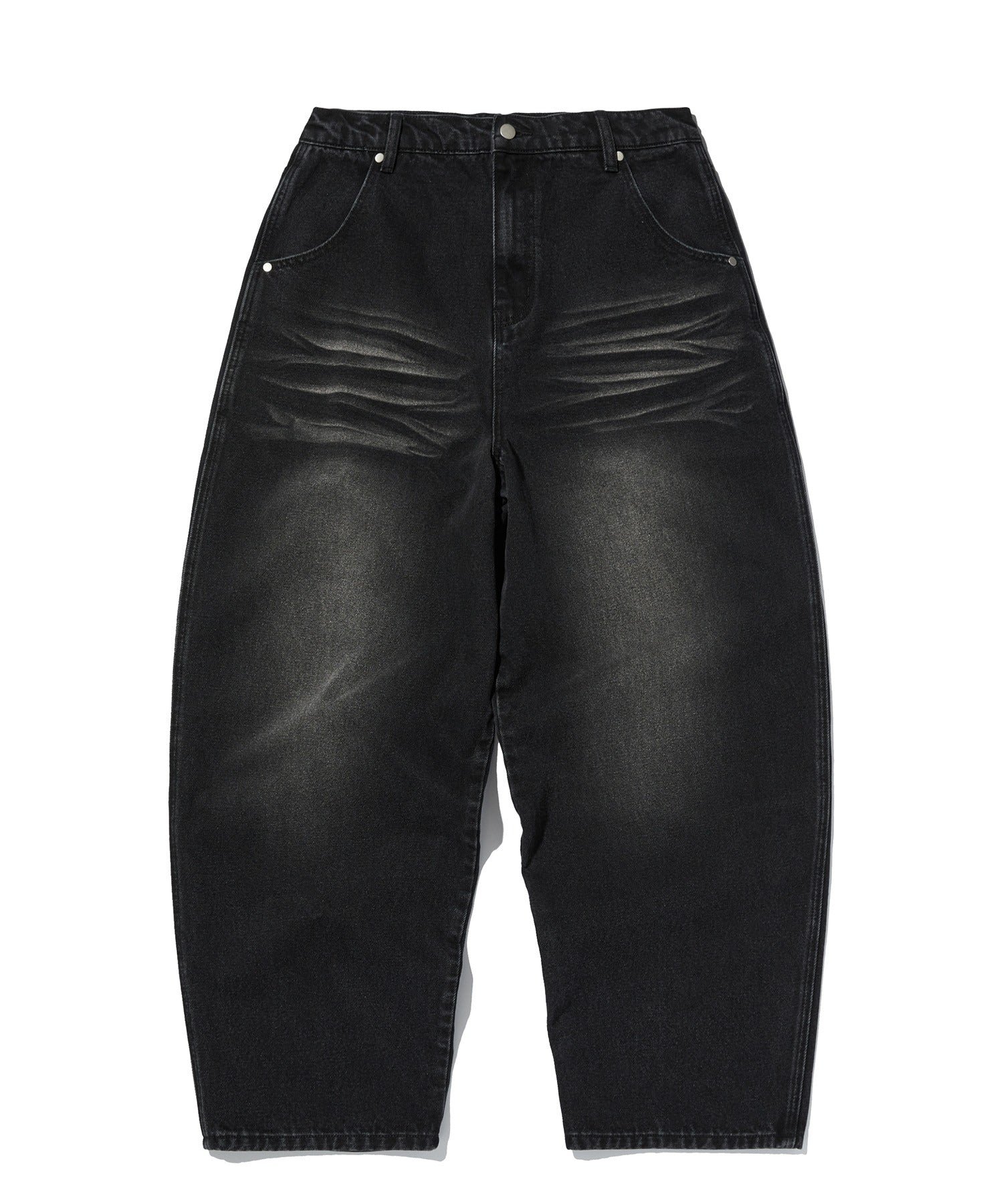 WRINKLE DENIM [BLACK]