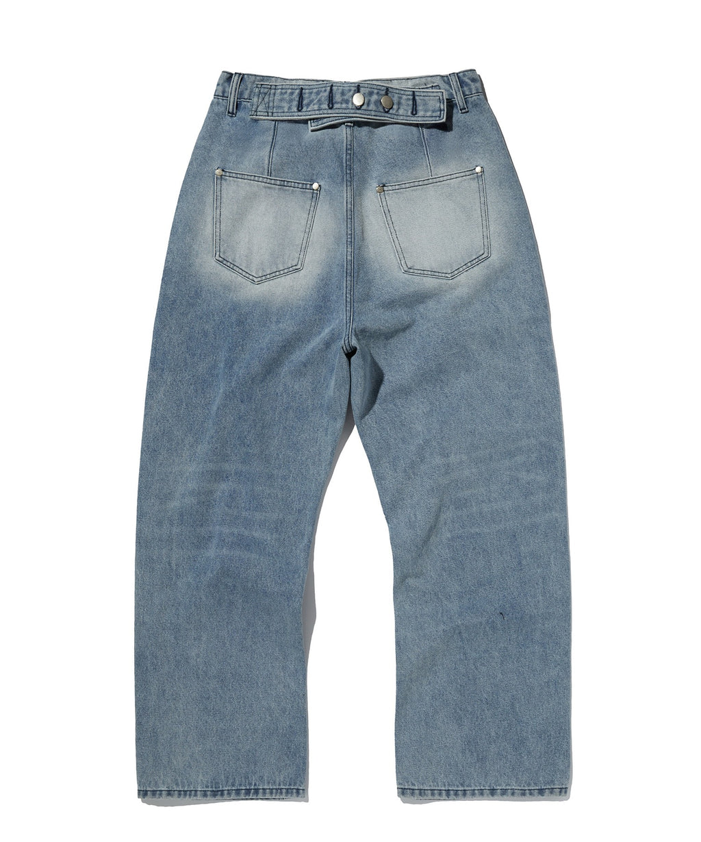 CINCH BACK DENIM [LIGHT BLUE]