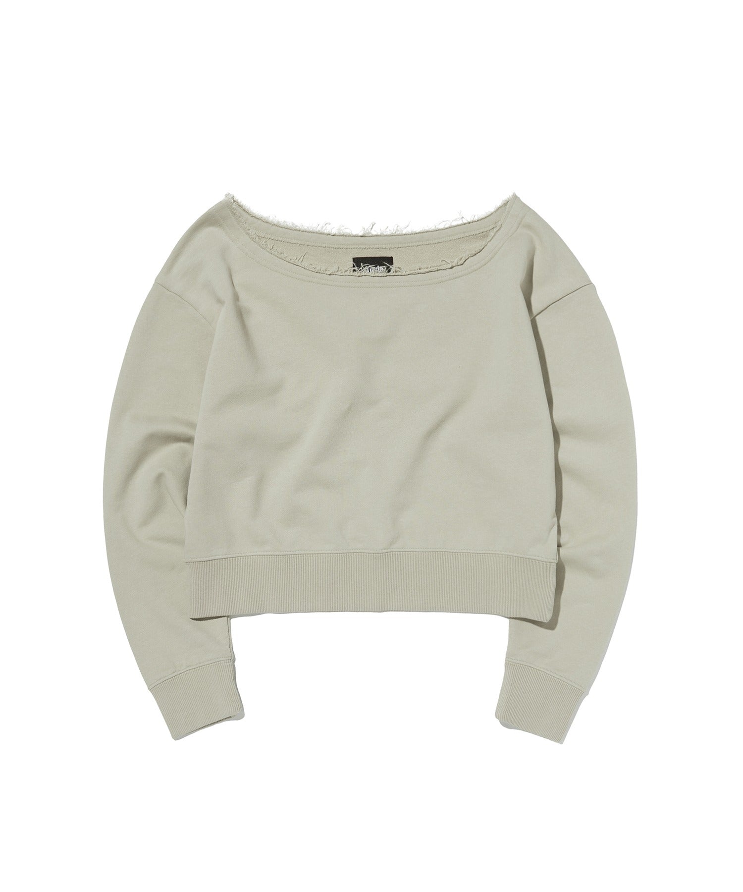 SUNNY ONE SHOULDER CREWNECK [CREAM]