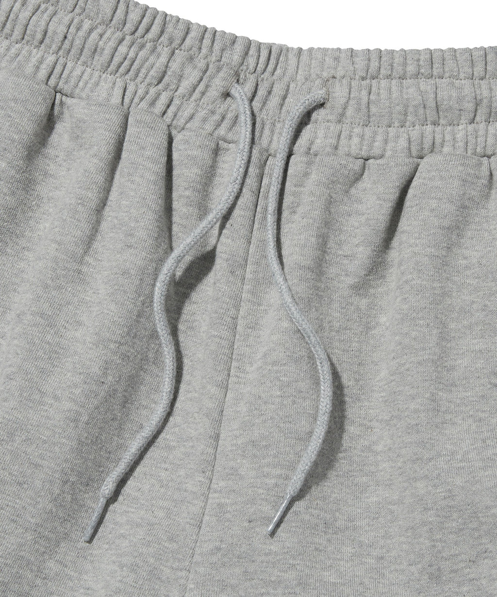 WIDE SWEAT SHORTS [GRAY]