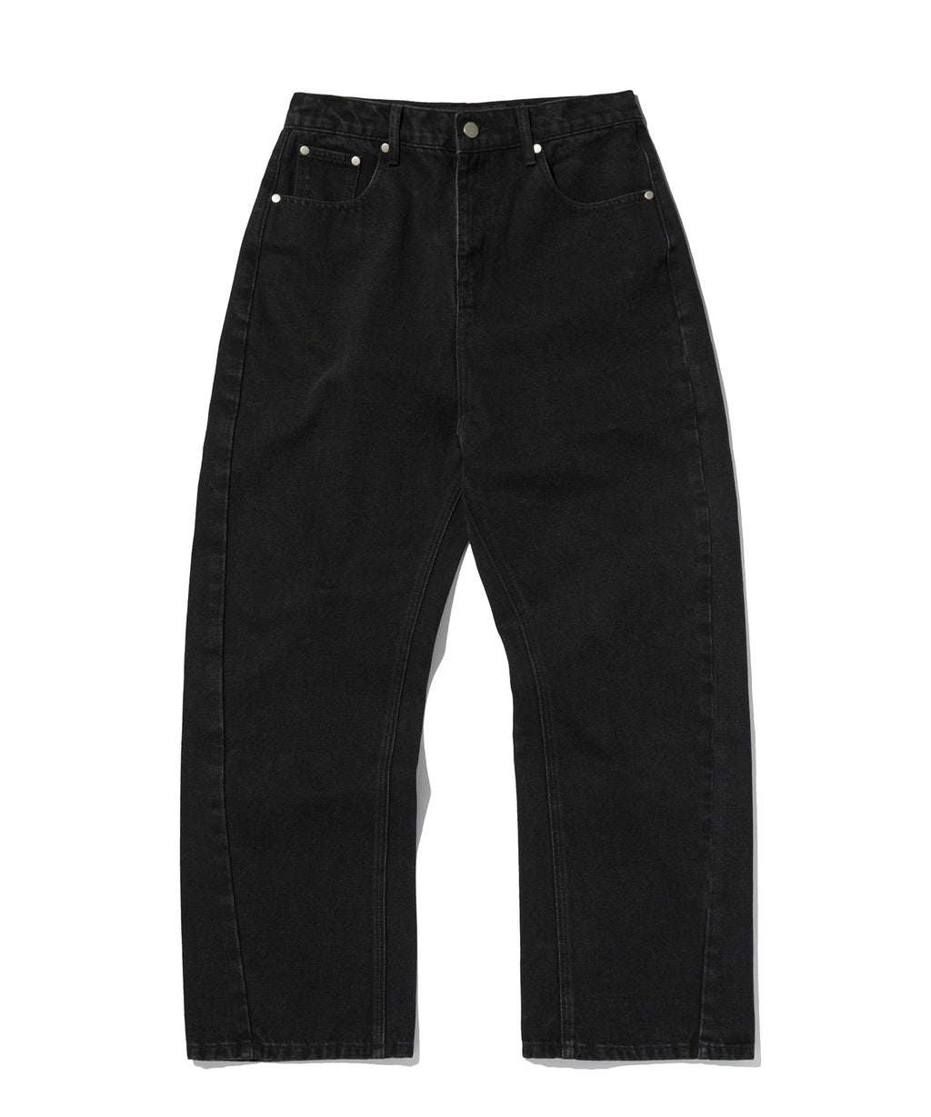 CINCH BACK DENIM [BLACK]