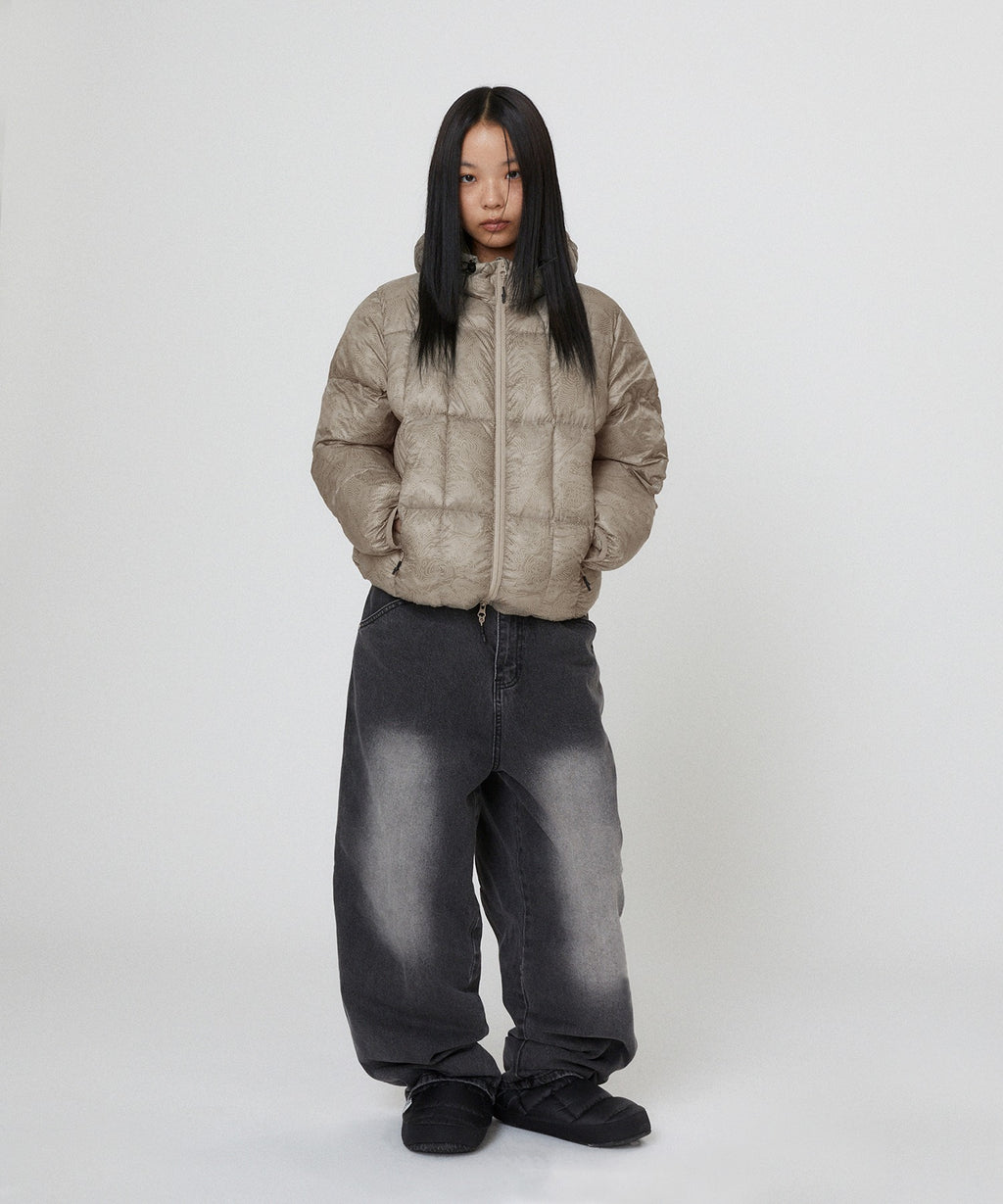LIGHT PUFFER JACKET [BEIGE]