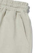 WIDE SWEAT SHORTS [IVORY]
