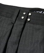 TWO TUCK STRIPE SLACKS [GRAY]