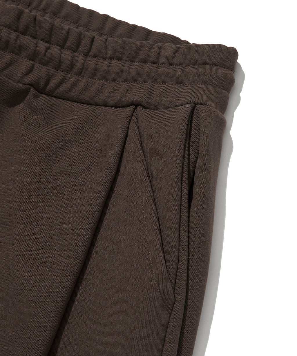 TWO TUCK LONG PANTS [BROWN]