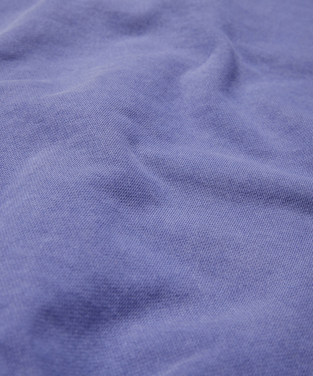 LOOSE SUADE HOOD ZIP UP [PIGMENT PURPLE]