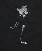 SILHOUETTE TEE [WASHING BLACK]