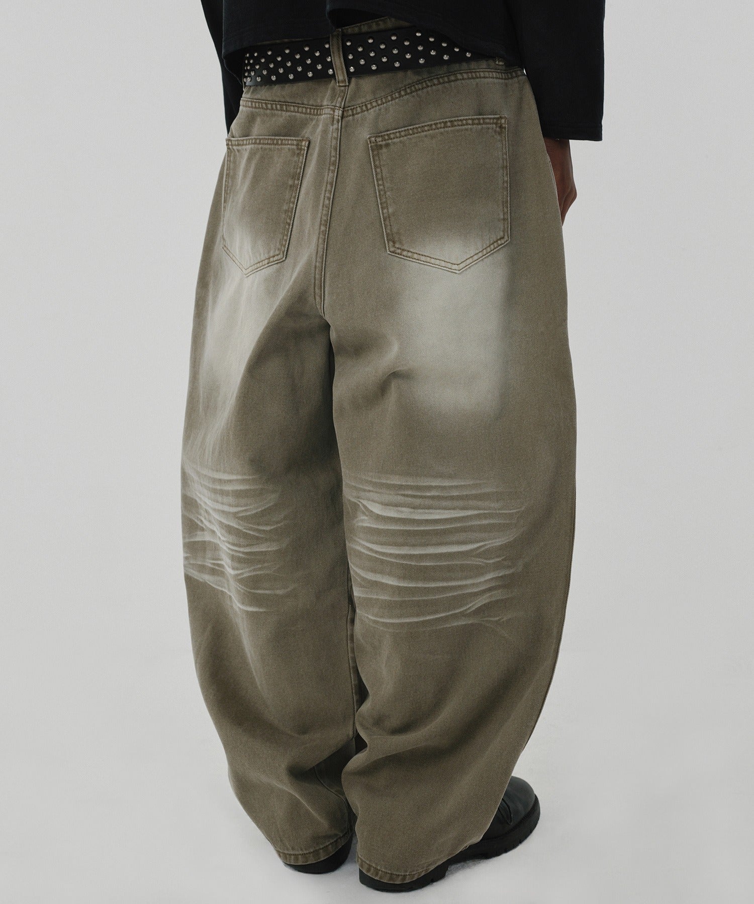WRINKLE DENIM [OLIVE]
