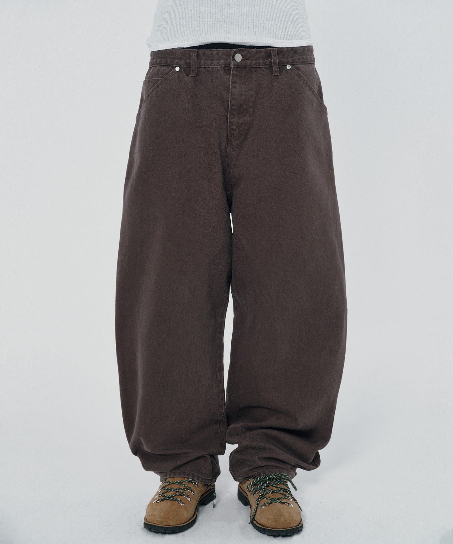 CONTOUR POCKET DENIM [BROWN]