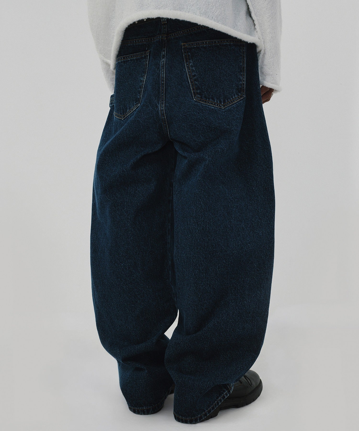 BAGGY DENIM [DARK BLUE]