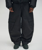 WASHED CARGO PANTS [BLACK]